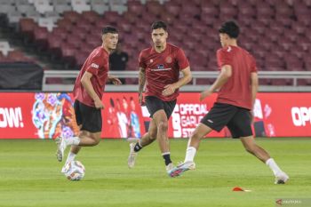 Presiden Jokowi nonton pertandingan Indonesia vs Argentina
