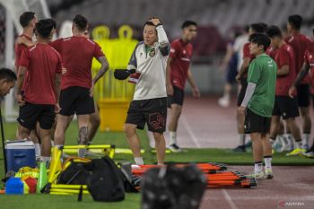 Presiden Jokowi saksikan pertandingan Indonesia vs Argentina di GBK