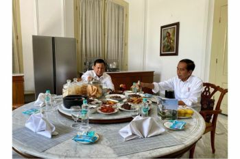 Hal biasa, jamuan makan siang Jokowi dan Prabowo
