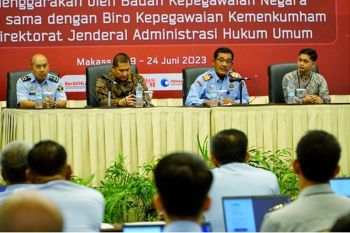 Kemenkumham Sulsel gelar uji penilaian kompetensi SDM