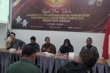 KPU Tarakan Tetapkan DPT Pemilu 2024 Sebanyak 169.702 Pemilih