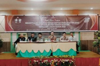 DPT Pesisir Selatan Pemilu 2024 capai 380.622 pemilih