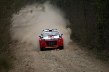 Ricardo Gelael perbaiki waktu saat shakedown di Reli Danau Toba 2023