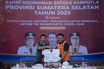 BNPB  maksimalkan upaya penanggulangan karhutla di Sumsel