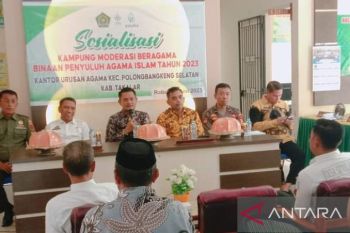Kemenag Takalar menggelar sosialisasi dan penguatan moderasi beragama