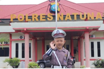 Anak Natuna raih juara dua lomba mendongeng Polri