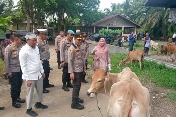 Polres Pasaman Barat bersama dinas terkait periksa kesehatan kurban