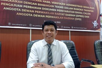 KPU Sulteng: Sebanyak 832 bacaleg belum memenuhi syarat
