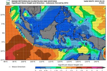 BMKG: Waspadai gelombang tinggi hingga 4 meter di beberapa wilayah perairan Indonesia