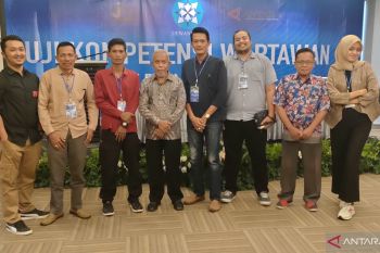 Diselenggarakan LKBN Antara, empat utusan JMSI Bengkalis lulus UKW