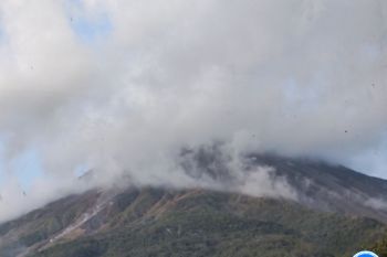 Badan Geologi catat 615 kali gempa guguran Gunung Karangetang