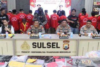 Polisi amankan 255 pelaku kejahatan saat Operasi Sikat Lipu 2023