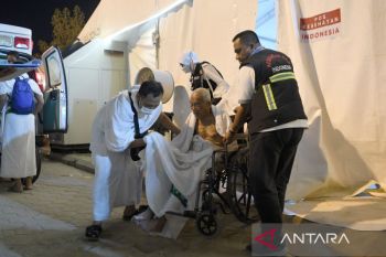 Persiapan jamaah calon haji jelang wukuf di Arafah