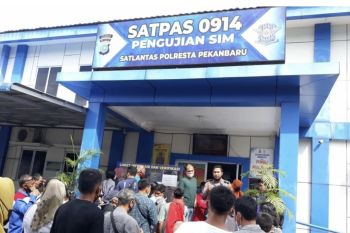 Satlantas Polresta Pekanbaru masih tunggu arahan terkait pembuatan SIM