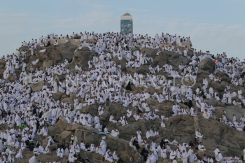 Jelang wukuf di Arafah