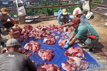 Pantau pemotongan hewan kurban, Temanggung terjunkan ratusan petugas