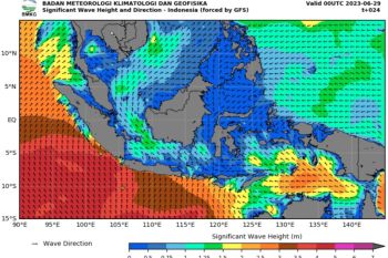 BMKG : Waspada potensi gelombang tinggi hingga enam meter pada 28-29 Juni
