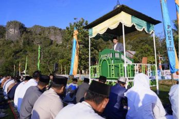 Bupati Pangkep shalat Idul Adha 1444 H di Balocci