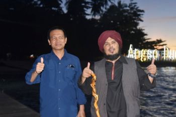 Pemkot Pariaman bawa pendakwah keliling Pulau Angso Duo untuk promosi
