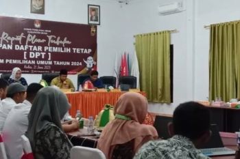 KPU Muna menetapkan DPT sebanyak 155.783 jiwa tersebar di 22 kecamatan