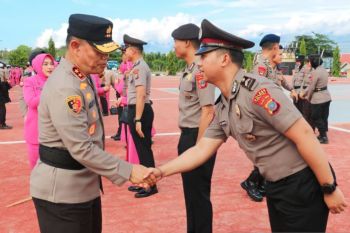 Sebanyak 387 personel Polda Sulteng naik pangkat jelang hari Bhayangkara