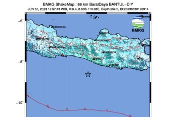 Masyarakat wilayah Jatim rasakan gempa Bantul
