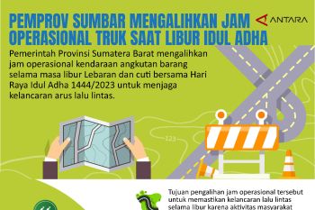 Pemprov Sumbar mengalihkan jam operasional truk saat libur Idul Adha