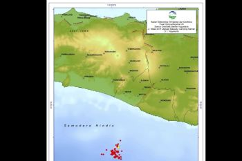 Hingga Ahad pagi, BMKG catat 53 gempa susulan di Yogyakarta