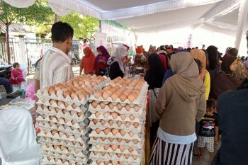 Disdag Mataram menghentikan sementara operasi pasar karena harga stabil