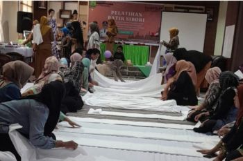 Perempuan rentan di Tanjungpinang dibekali pelatihan membatik