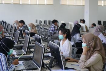 Ujian SMMPTN Barat berjalan lancar, 1.572 peserta pilih itera