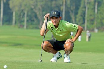 Pegolf Gabriel Hansel menuju juarai Amateur Golf Championship 2023