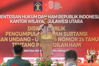Kemenkumham gelar diskusi pengumpulan bahan perubahan UU 26/2000