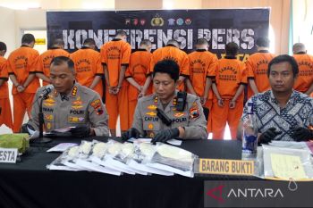 22 pelaku penyalahgunaan narkoba ditangkap polisi