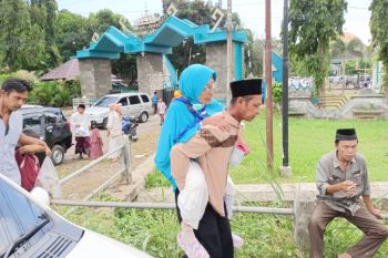 Jamaah haji Kloter 1 Kota Bandarlampung tiba