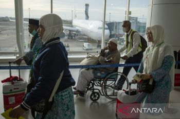 Kedatangan jamaah haji Embarkasi Kertajati