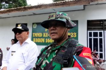 Kodim 1604 Kupang bantu makanan tambahan untuk anak stunting