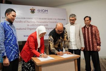 The Faculty of Nursing Holds Basic Training for Community Health Care Cadres in Collaboration with the IOM