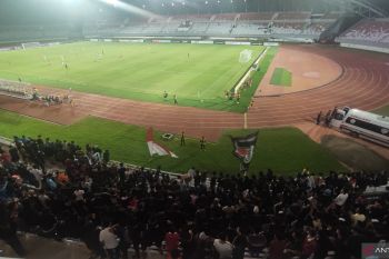 Pendukung Timnas Putri U-19 antusias datangi Gelora Sriwijaya
