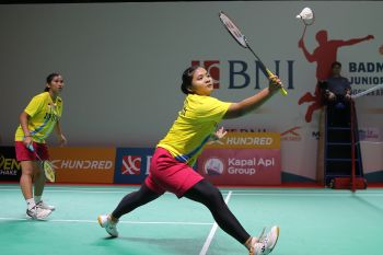 Nabila/Reva menjadi wakil ganda putri Indonesia yang tersisa di BAJC 2023