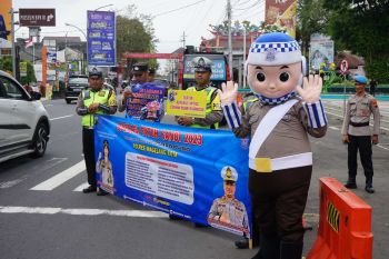 Polres Magelang Kota kampanyekan tertib  lalu lintas