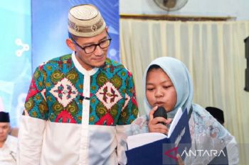 Menparekraf Sandiaga Uno yakin santri mampu menjadi penggerak ekonomi