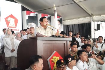 Ketum Gerindra Prabowo Subianto optimistis Indonesia jadi bangsa yang terhormat