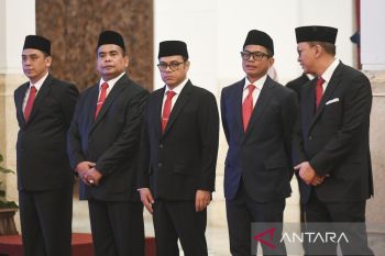 Jokowi lantik lima wakil menteri baru Kabinet Indonesia Maju