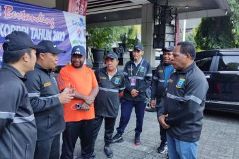 Pj Gubernur Papua motivasi kontingen Papua Pegunungan di Pornas XVI 2023