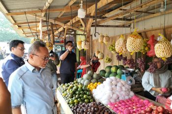 Mendag kunjungi pasar tradisional Bakauheni