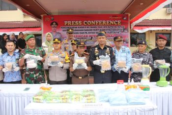 Polisi Bengkalis gagalkan penyelundupan sabu 9 kg, kurir diupah Rp20 juta