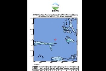 Gempa Magnitudo 5,2 guncang wilayah Kepulauan Sula Maluku Utara akibat deformasi kerak bumi