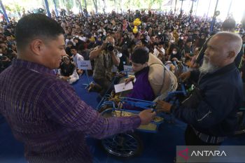 Santunan anak yatim Hut Kota Kediri
