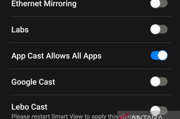 Begini cara 'screen mirroring' Samsung di Chromecast dan Android TV